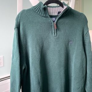 Awesome Vintage Chaps quarter zip sweater!!!
